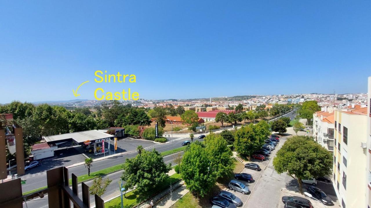 Enjoy Lisbon Cascais Sintra 1200 Metres To Metro Blue Line Sintra Rail Line Free Parking Amadora Exterior foto